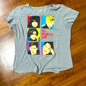 The breakfast club themed shirt size XL made of cotton and polyester